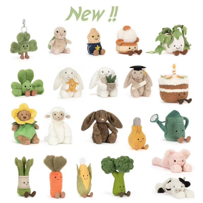 Jellca26's New Spring Products - Popular Bonnie Rabbit and Bear Vegetable Gift Cross-Border Dolls in Stock Collection Jellca26's New Spring Products - Popular Bonnie Rabbit and Bear Vegetable Gift Cross-Border Dolls in Stock Collection