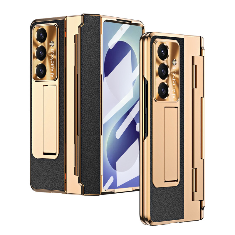 Suitable for Samsung Zfold8Ultra Mobile Phone Case Fold 20% off Flat Screen Hinge Plain Leather Anti-Fall Protective Case Suitable for Samsung Zfold8Ultra Mobile Phone Case Fold 20% off Flat Screen Hinge Plain Leather Anti-Fall Protective Case