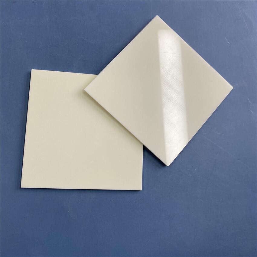 镜面抛光 95氧化铝陶瓷片 Ra0.1 工业陶瓷片 耐磨陶瓷绝缘片