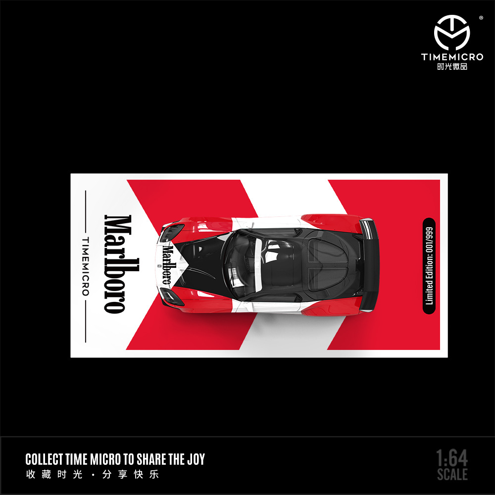 TIME TIMEMICRO1:64 MAZDA RX-7 VEILSIDE MARLBORO 시뮬레이션 합금 자동차 모델