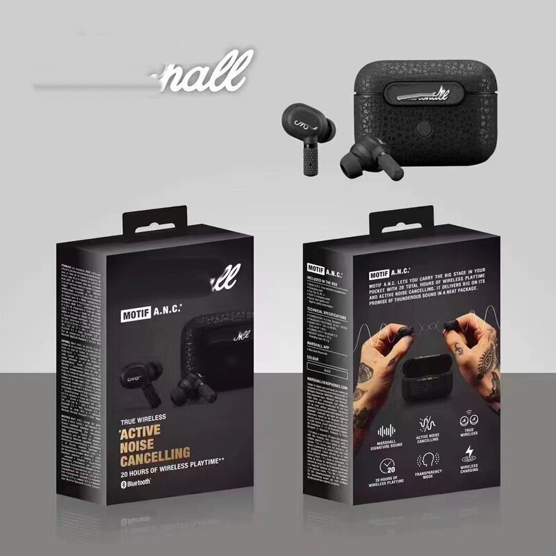 Cross-border MARSHALL MOTIF ANC Marshall True Wireless Bluetooth Noise-Cancelling Headphones Sports Headphones TWS