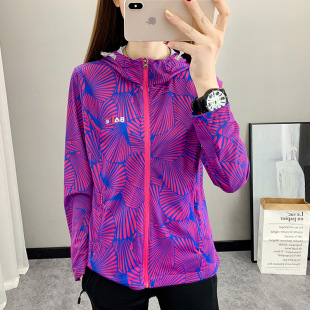 23W37 New Summer Fashion Thin Women's Skin Clothes Outdoor Breathable Skin Coat Casual Jacket
