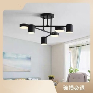 Scandinavian Bedroom Ceiling Lamp Living Room Lamp Simple Elegant Home Study Bar Creative Simple Modern Iron Lighting