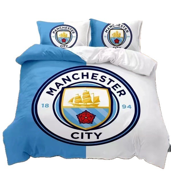 Equipo Logo serie ropa de cama transfronteriza de tres piezas conjunto Amazon eabywish Comercio Exterior Kit de textiles para el hogar