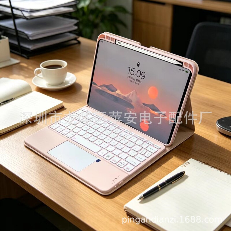 Suitable for Ipad11 A16 Protective Case, Apple 10Th Generation Pen Slot, Touch-Sensitive Backlit Bluetooth Keyboard, Detachable Magnetic Attachment Suitable for Ipad11 A16 Protective Case, Apple 10Th Generation Pen Slot, Touch-Sensitive Backlit Bluetooth Keyboard, Detachable Magnetic Attachment
