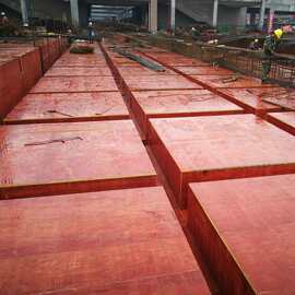建筑木工木模板工地施工专用板材红模板建筑板材厂家批发幅面宽