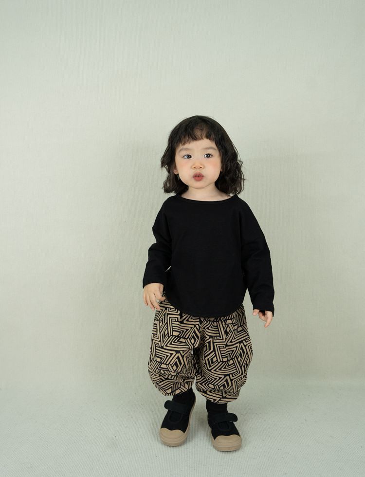 Maglietta a maniche lunghe per bambini Primavera Autunno Nuovo prodotto Edizione coreana Ragazzi e ragazze Maglietta a fondo largo in cotone di bambù_voghion.com