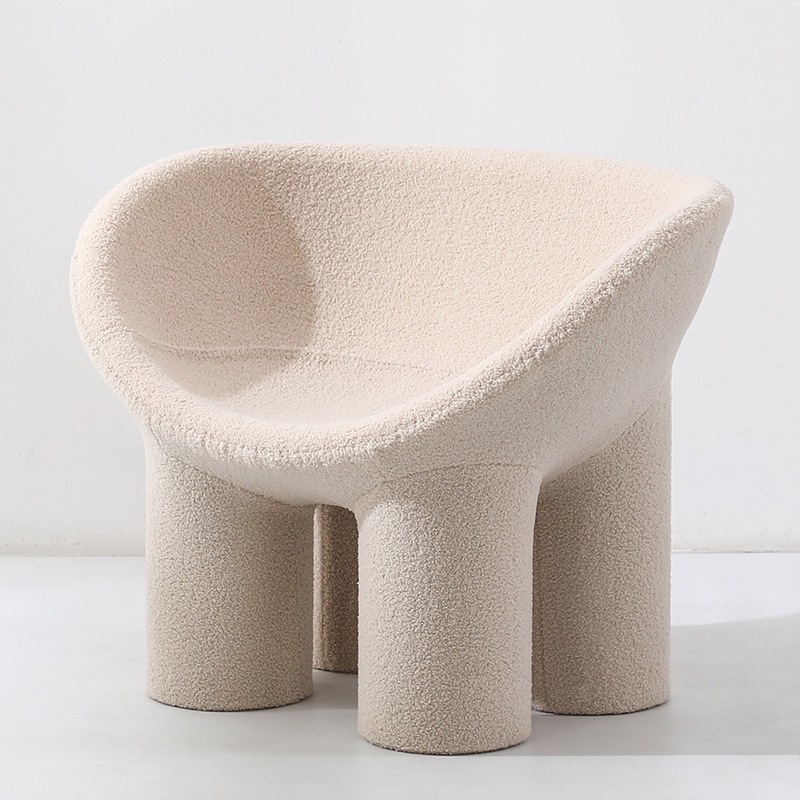 Fábrica directa de sillas de piernas nórdicas creativas caseras individuales ins red sofá silla de ocio perezoso al aire libre