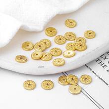 14K�~����ɫ���y7mmƽƬ��Ƭ����朾��KDIY�ֹ��Ʒ������