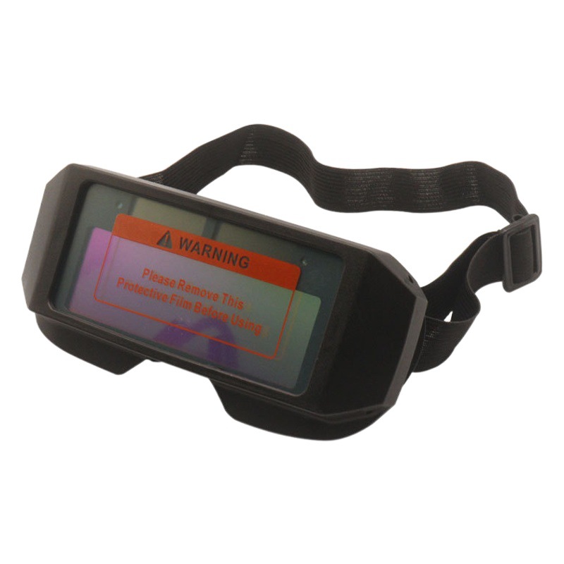 Gafas de soldadura eléctrica que cambian la luz automáticas soldador arco de argón dos gafas protectoras de soldadura blindadas gafas de luz fuerte arco anti-ojos