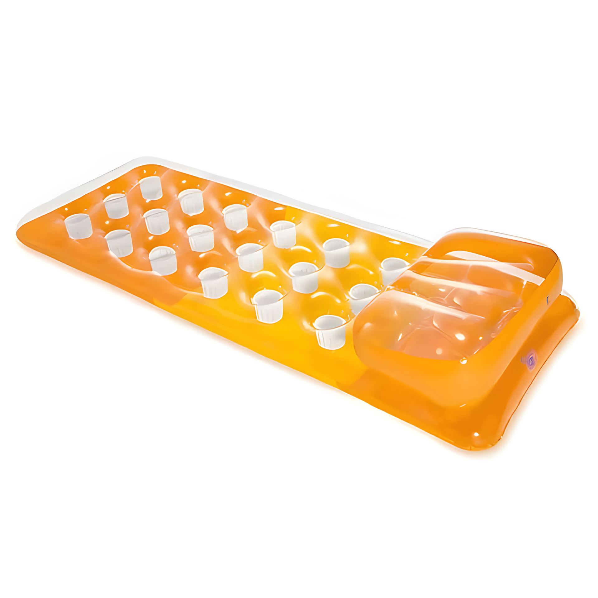 Colchoneta inflable para agua, balsa flotante creativa, anillo de natación, juguete acuático, cama de agua inflable, plegable, transfronterizo
