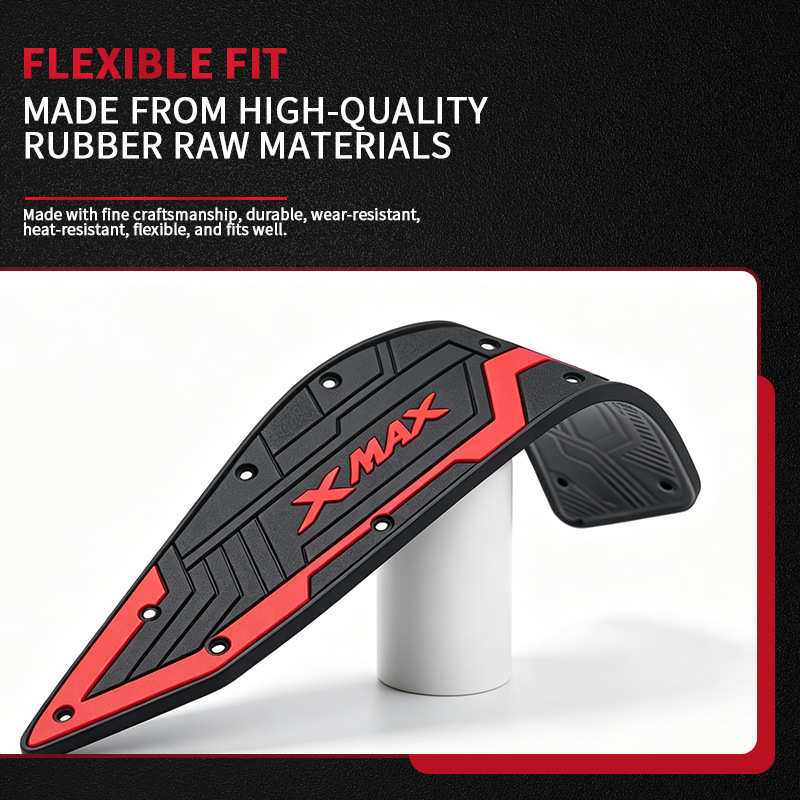 Suitable for YAMAHA XMAX300 footrest rubber, motorcycle modification accessories, non-slip foot pads