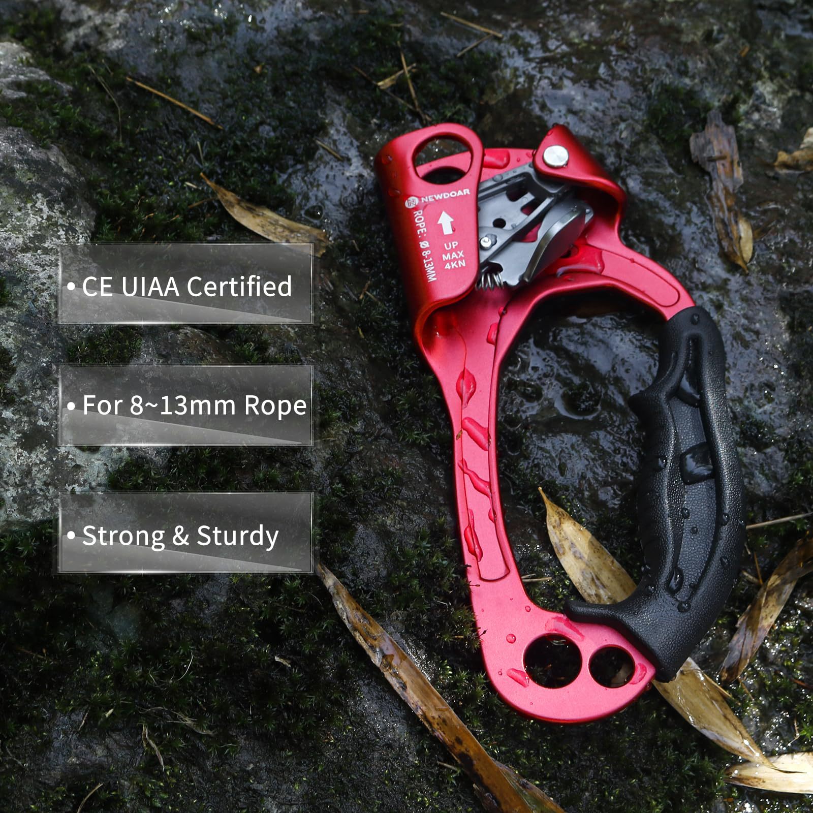 手式上升器爬绳器登山攀爬器探洞止滑器户外攀岩上升器装备右手