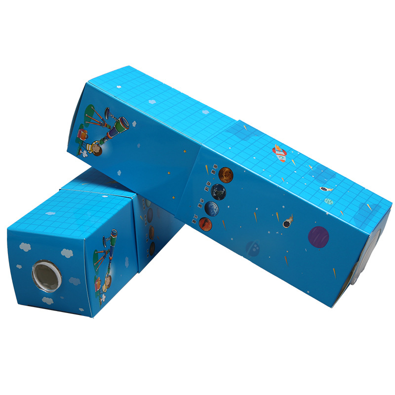 Ciencia y tecnología pequeña producción pequeña invención diy telescopio casero para niños experimento científico vapor educación material didáctico paquete