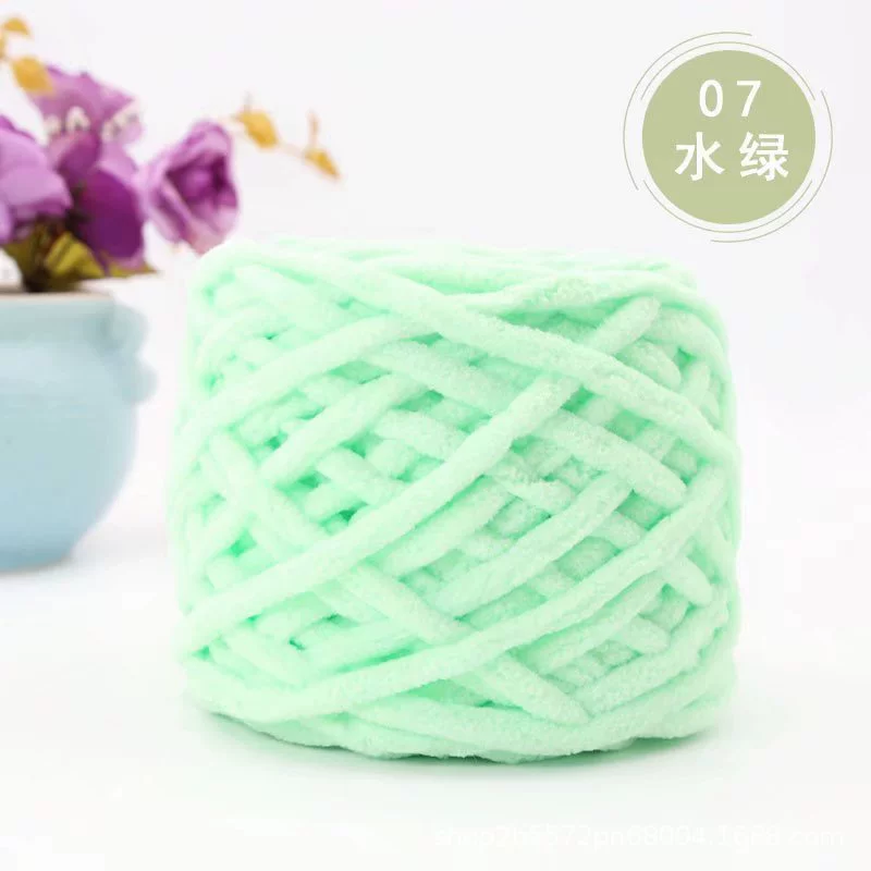 Шар пряжи шерстяной (ice yarn) — 15 м, толстая нитка, множество цветов для шарфов шапок тапочек