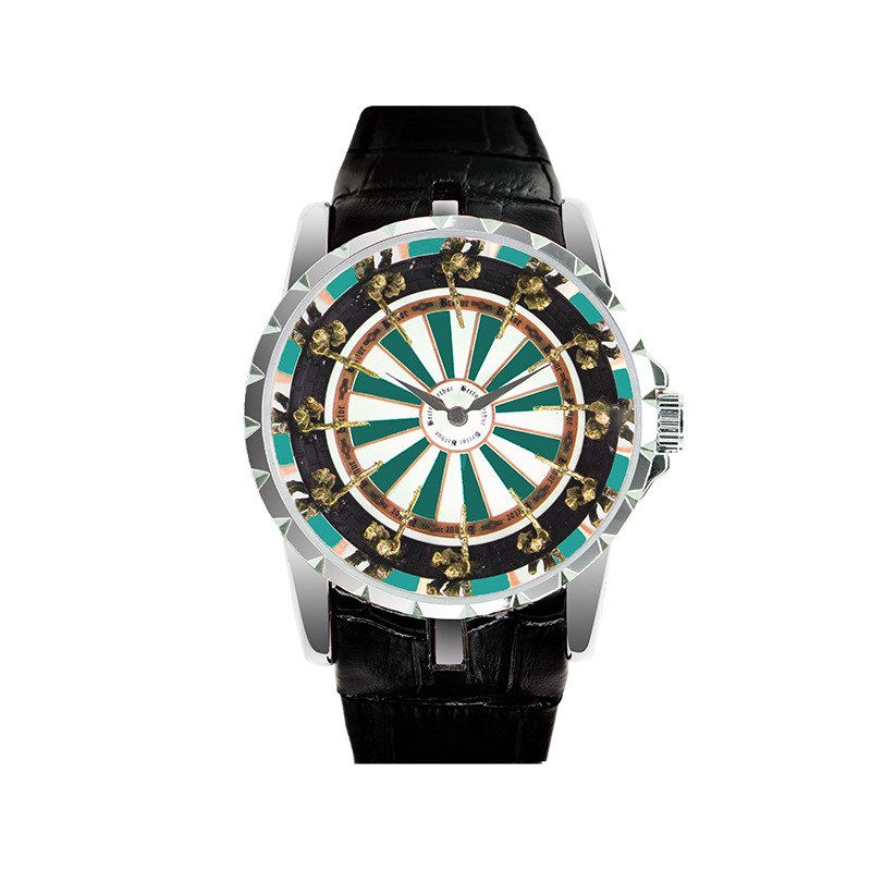 Chevaliers mode tendance grand cadran étanche hommes étudiant montre rétro montre loisirs Style chaud Douyin_voghion.com