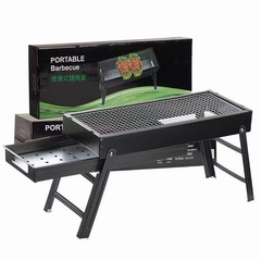 新しいバーベキューグリル家庭用バーベキューグリル屋外ポータブル折りたたみバーベキューグリル小型バーベキュー炭グリルバーベキューグリル