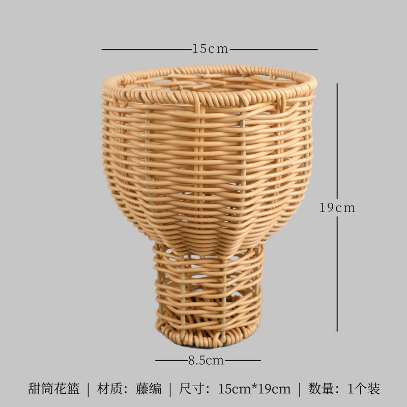 도매 및 소매 콘 꽃바구니(1개), 그림과 같이 소스 제조업체