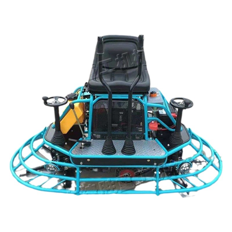 Paleta de coche viejo y nuevo pavimento de hormigón máquina de pulido pequeño piso cuadrado equipo de pulido