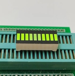 Factory Direct Supply of 10-Segment Light Strip Flat Tube, Common Cathode Red and Yellow Light Two-Color Display Led Flat Tube 2510 Double Lights