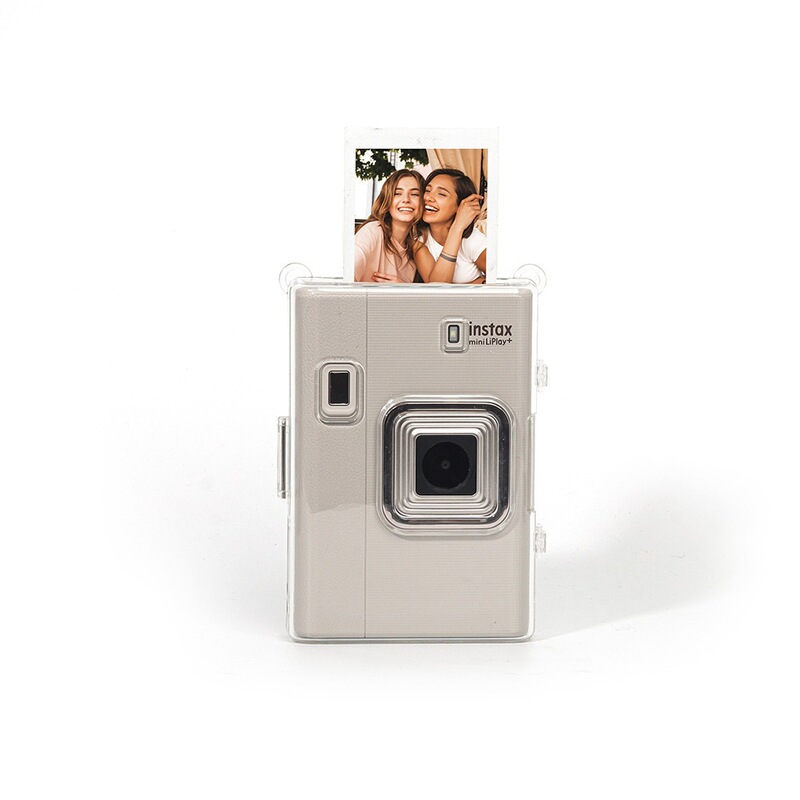 2025 New Model Instax Mini Liplay+ Transparent Camera Protective Storage Case Durable and Cordless