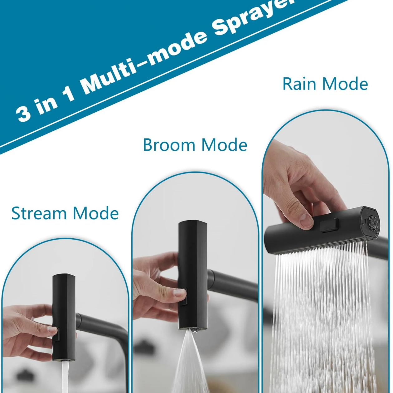 304 stainless steel pull-out kitchen faucet for foreign trade, hot and cold household sink, washing basin, sink, and rain faucet undefined