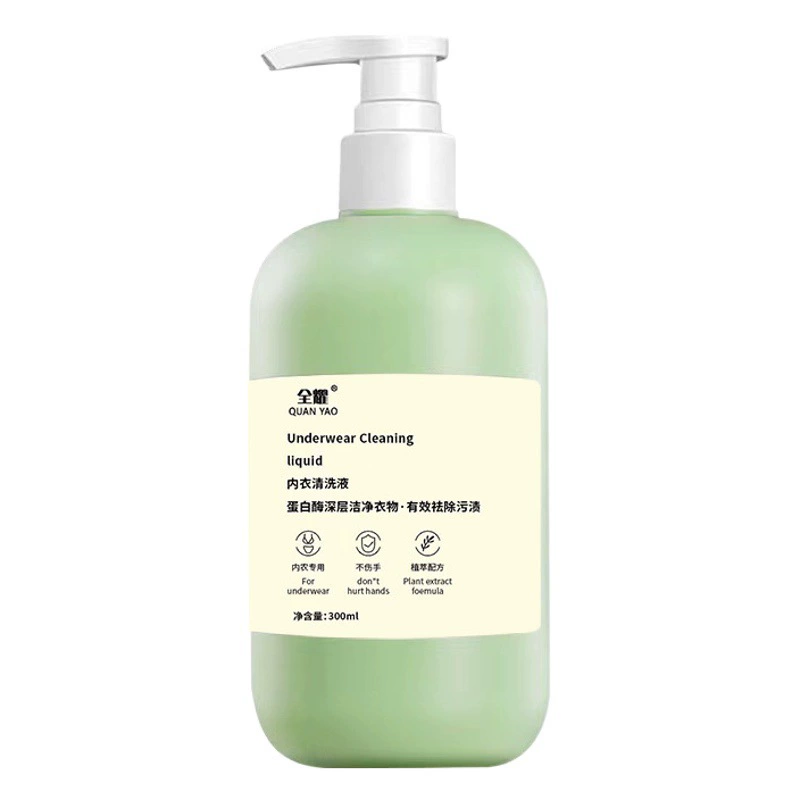 Стиральный порошок Quanyao для женского белья для удаления пожелтения и кровавых пятен, специальная чистящая жидкость для ручной стирки для стерилизации и дезодорации.