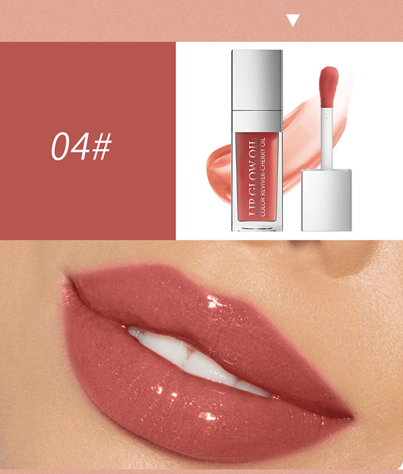 45g Weight Lip Glaze Type Of Cosmetics Plastic Material Solid Color, Transparent Pattern Sexy Style Solid Color Transparent Plastic Lip Glaze 3