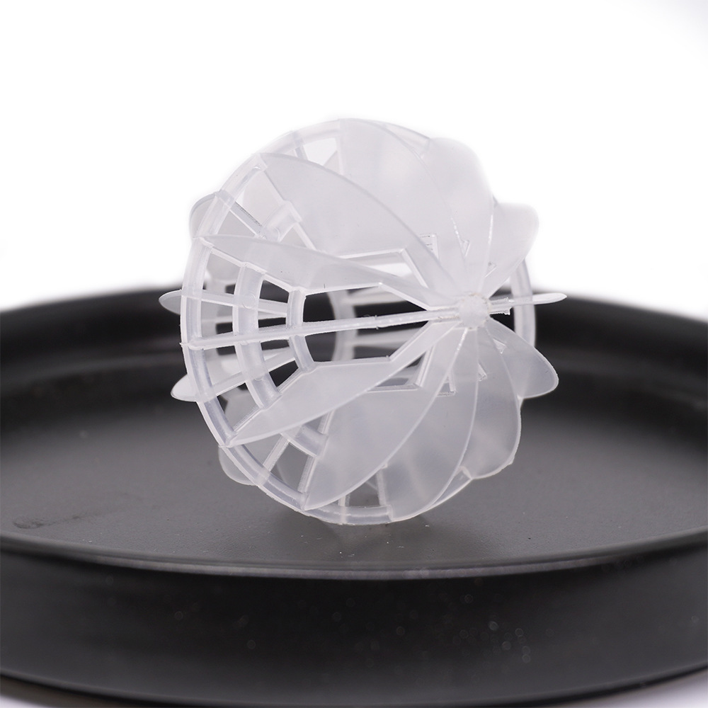 萍乡金丰多面空心球 塑料球填料RPP增强球化工塑料填料多面空心球