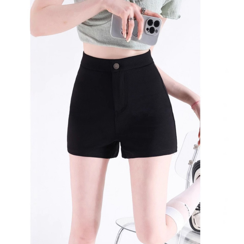 Plus Size A-Line Shorts Summer Thin Petite Sports Dance Sexy Hot Pants Fashion Straight Slim A-Line Boot Shorts