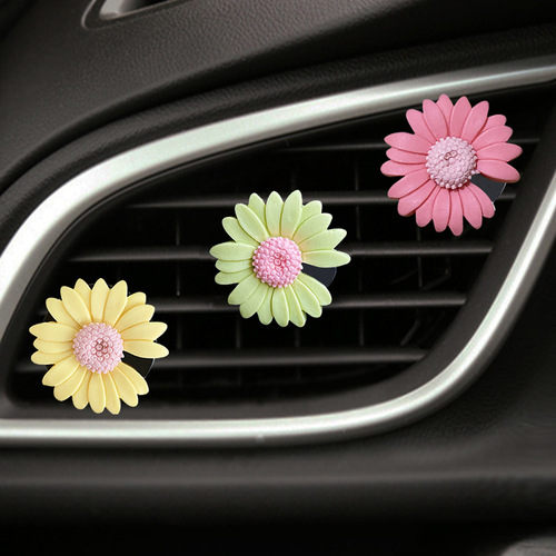Hollywood-style daisy car air freshener with sunflower car air vent car air freshener decoration for women