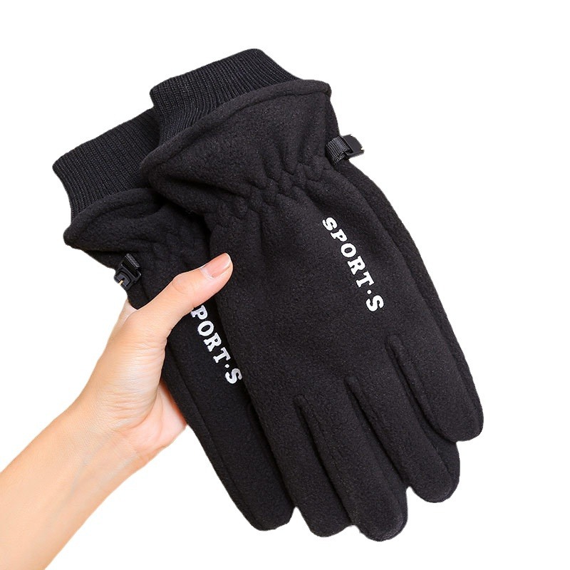 Thermal Fleece Gloves For Men - Winter Touchscreen Gloves With Anti-Slip Grip, Windproof & Warm For Outdoor Sports, Cycling, Driving_voghion.com