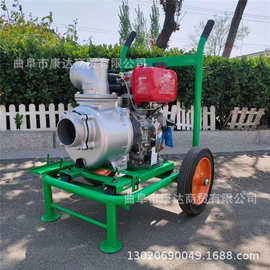 小型抽水排水泵 离心泵图片 大面积排水泵 手推便携式自吸泵