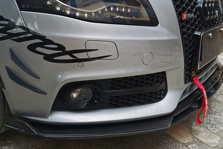 Suitable for Old Audi A3 A4L A6 Q3 Front Shovel Front Lip Spoiler Size Surround Modification and Decoration Anti-Collision
