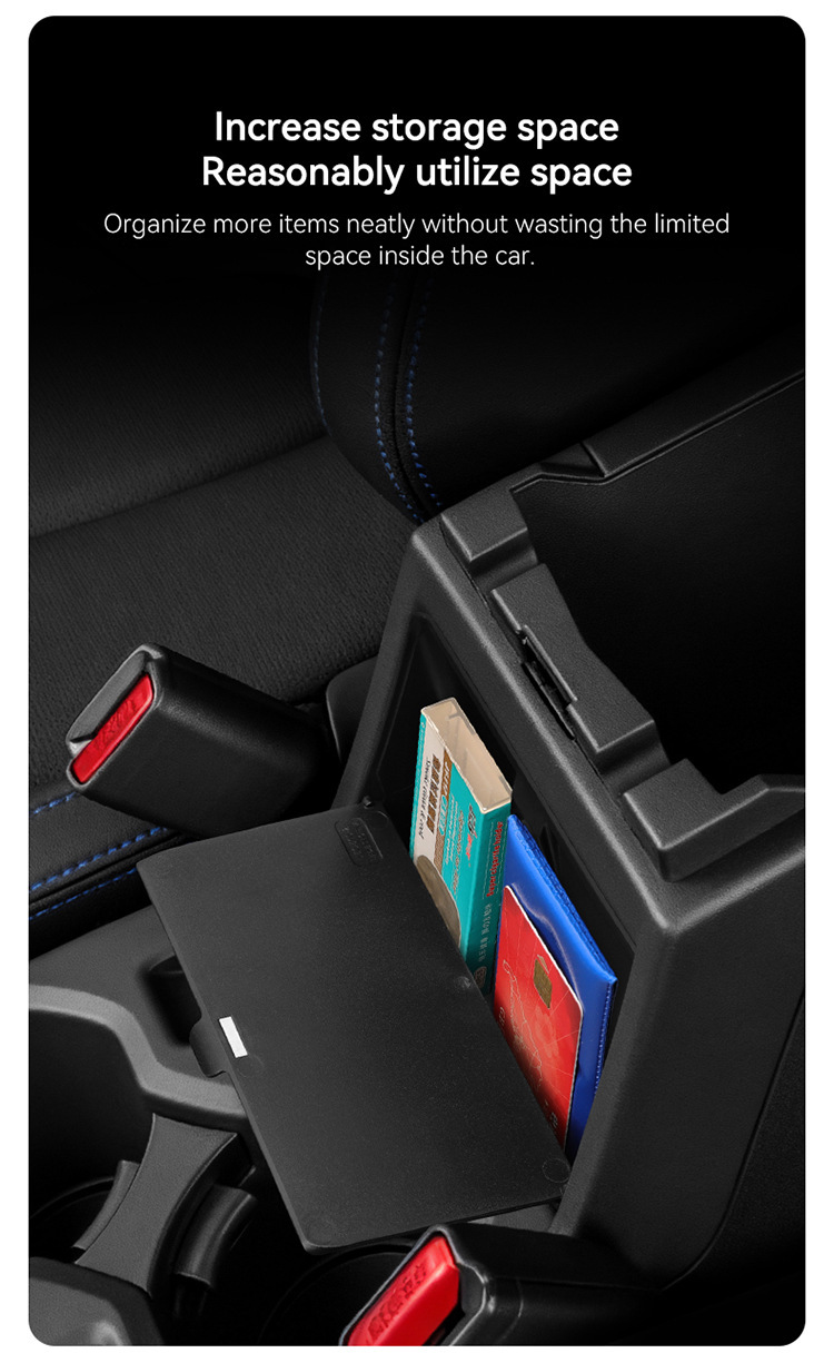 Suitable for 25 Subaru Forester Armrest Boxes, Hidden Storage Boxes, Storage and Storage Car Supplies Modification Accessories