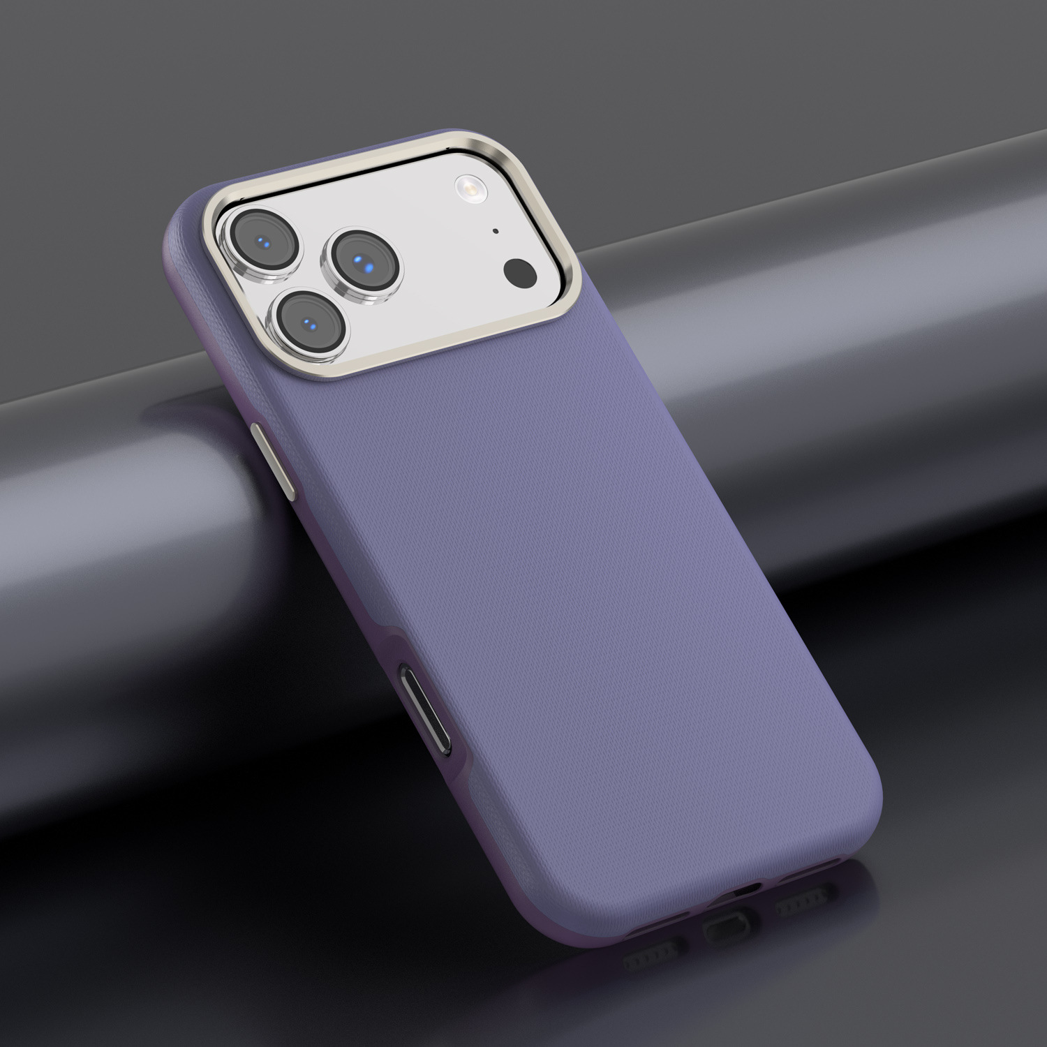 Ốp lưng điện thoại từ tính công nghệ vải dệt cho iPhone 17, 16 Pro Max, 15 — Cam, Xanh dương, Đen, Xanh lá chi tiết 38