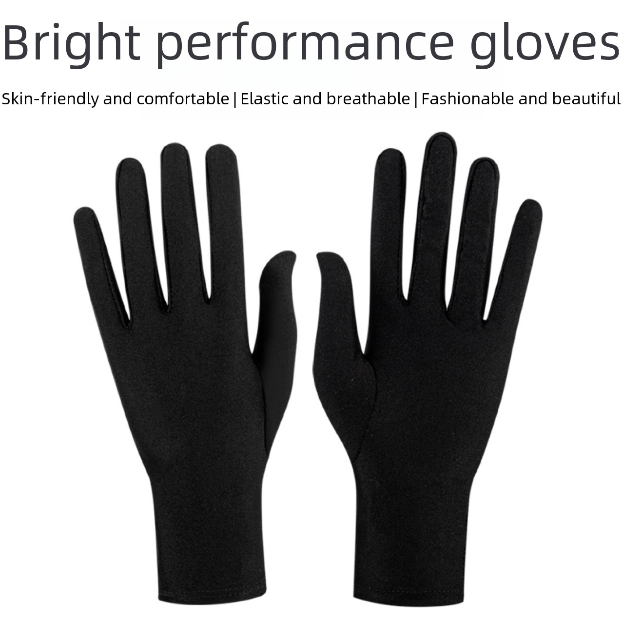 Stretch Performance Gloves Spandex Gloves Etiquette Bright Multicolor Gloves Colorful Stretch Lycra Performance Gloves_voghion.com