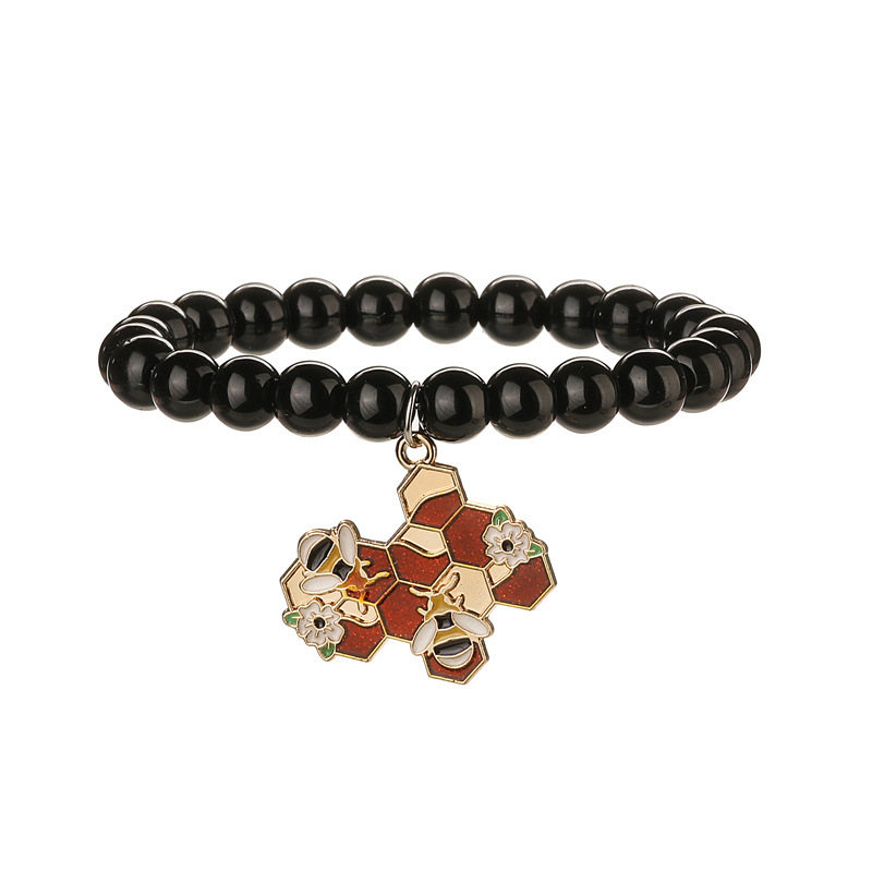 Pulsera de cuentas de citrino natural de venta caliente transfronteriza en Europa y América