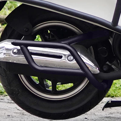 Suitable for 25 Honda Ns125La Motorcycle bumper - black-matte-exhaust-bar