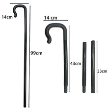 万圣节权杖手杖道具装饰品可折叠卓别林拐杖魔术手杖玩具三节拐棍