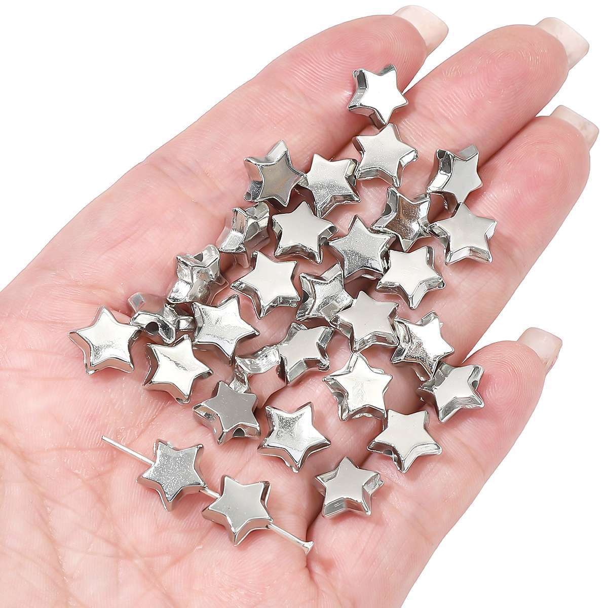 17g Weight Beads Jewelry Making Type 12*16mm, 18*9mm, 7 * 8mm Jewelry Making Size DIY Jewelry Accessories Classification 1 Set Quantity CCB Material Cross, Star, Unforgettable Pattern Polished Finish Simple Style Style 1 Set 12*16mm 18*9mm 7 * 8mm CCB Cross Star Unforgettable Polished DIY Jewelry Accessories Beads 8
