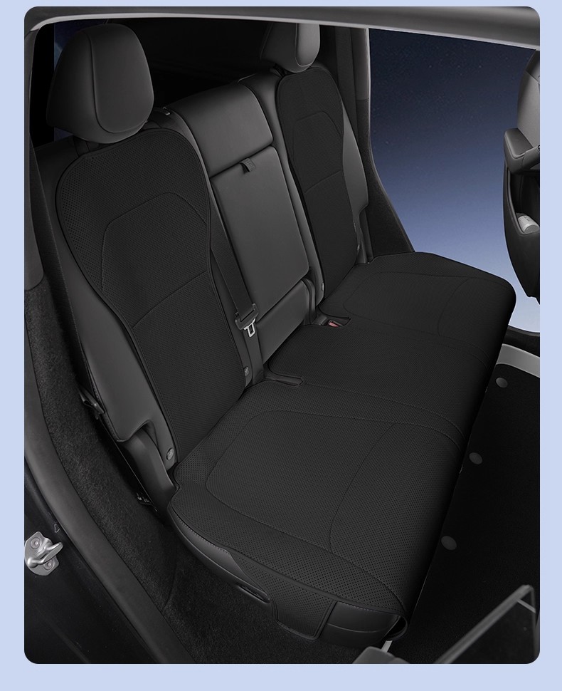 Tesla Model Y/3 Half-Pack Seat Cushion Genuine Leather Seat Cover