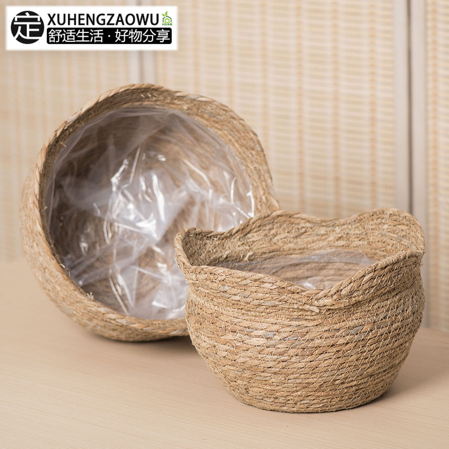 Pequeño pedazo de estilo pastoral personalizado maceta de hierba creativa nórdica verde maceta de carne para dibujar una gran cantidad de descuento personalizado