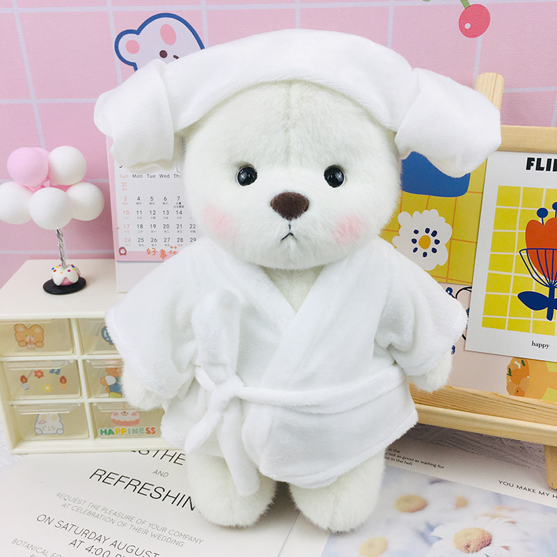メーカー既製関節手作りクマぬいぐるみ人形中型ベビー服関節クマおもちゃ|undefined