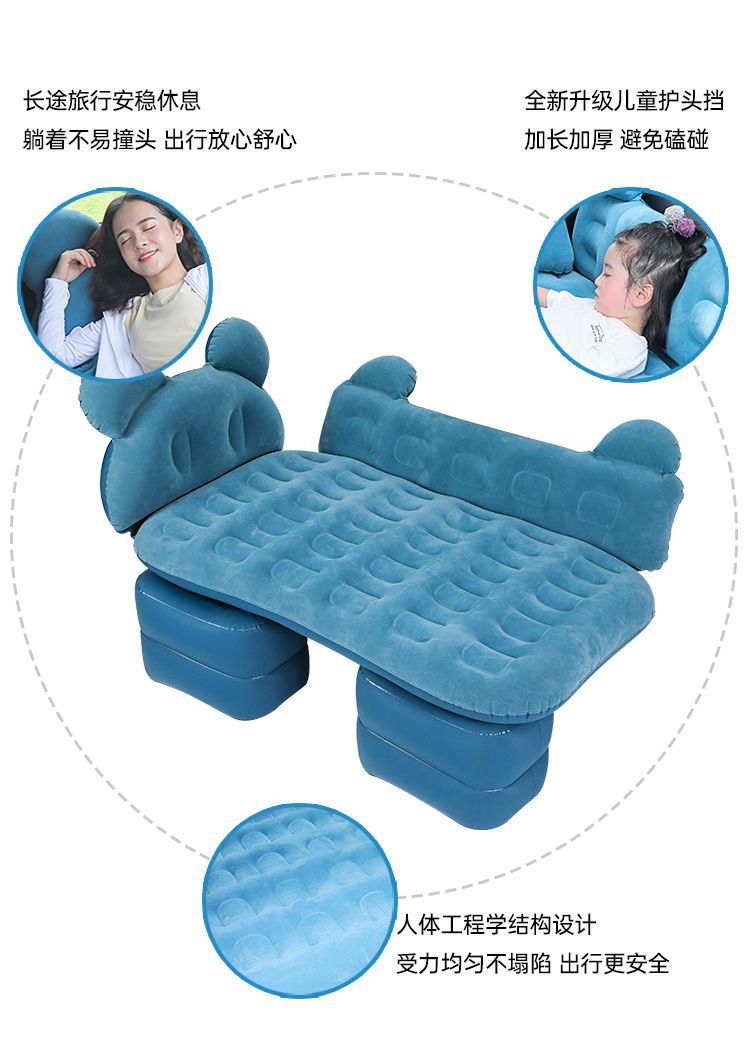 Car Sleeping Car Mattress Rear Exhaust Rear Seat Air Mattress Car Inflatable Bed Car Travel Sleeping Pad