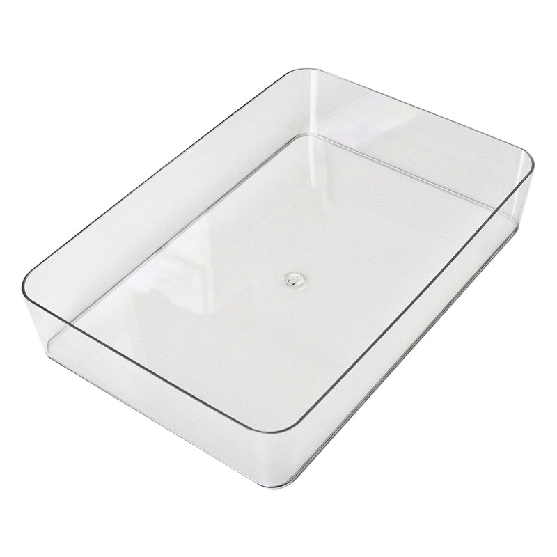 Caja de almacenamiento de cajones de escritorio para el hogar cosméticos lápiz labial snack transparente cuidado de la piel tocador caja de almacenamiento de artículos diversos