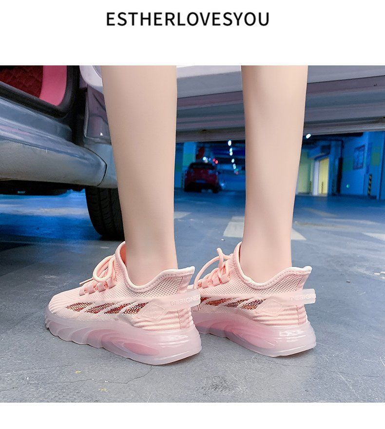 Chaussures de sport pour femmes, baskets de Tennis en tissu synthétique, respirantes et confortables_voghion.com