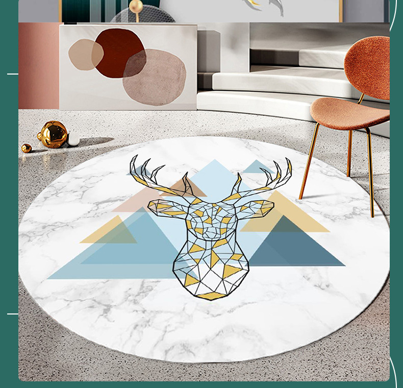 北欧地毯,圆形地毯,卧室地毯,客厅地垫,定制地毯,地垫