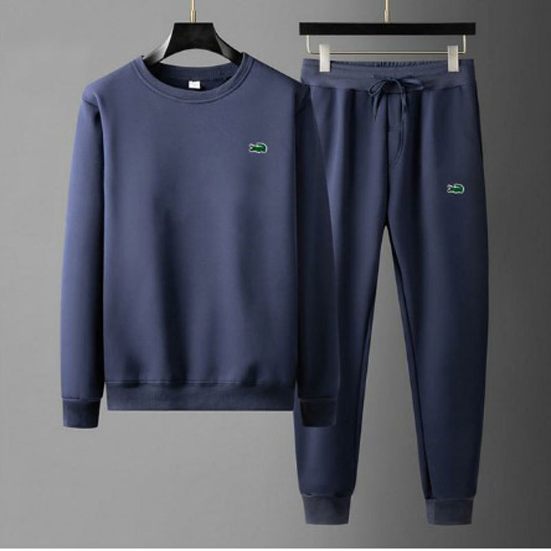 2025 New Cross-Border Casual Round-Neck Sweatshirt and Sweatpants Fashion Jogging Sportswear European and American Men's Suit Wholesale 2025 New Cross-Border Casual Round-Neck Sweatshirt and Sweatpants Fashion Jogging Sportswear European and American Men's Suit Wholesale