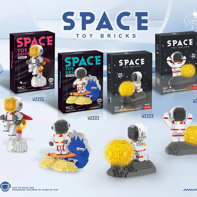 Internet Celebrity Astronaut Building Blocks Educational Assembly Toys Children's Day Gifts Tiny Particle Building Blocks Wholesale Internet Celebrity Astronaut Building Blocks Educational Assembly Toys Children's Day Gifts Tiny Particle Building Blocks Wholesale